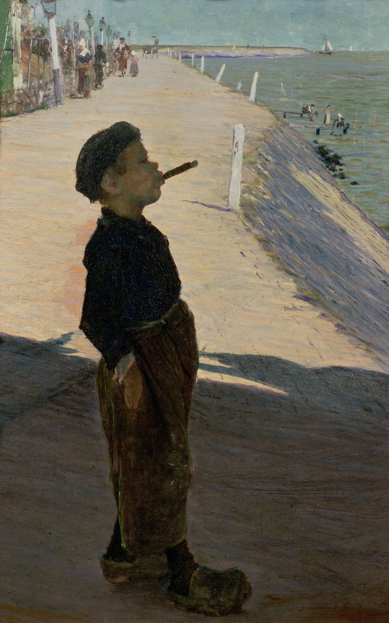 Nyder livet, Volendam, Zuider Zee af George Sherwood Hunter