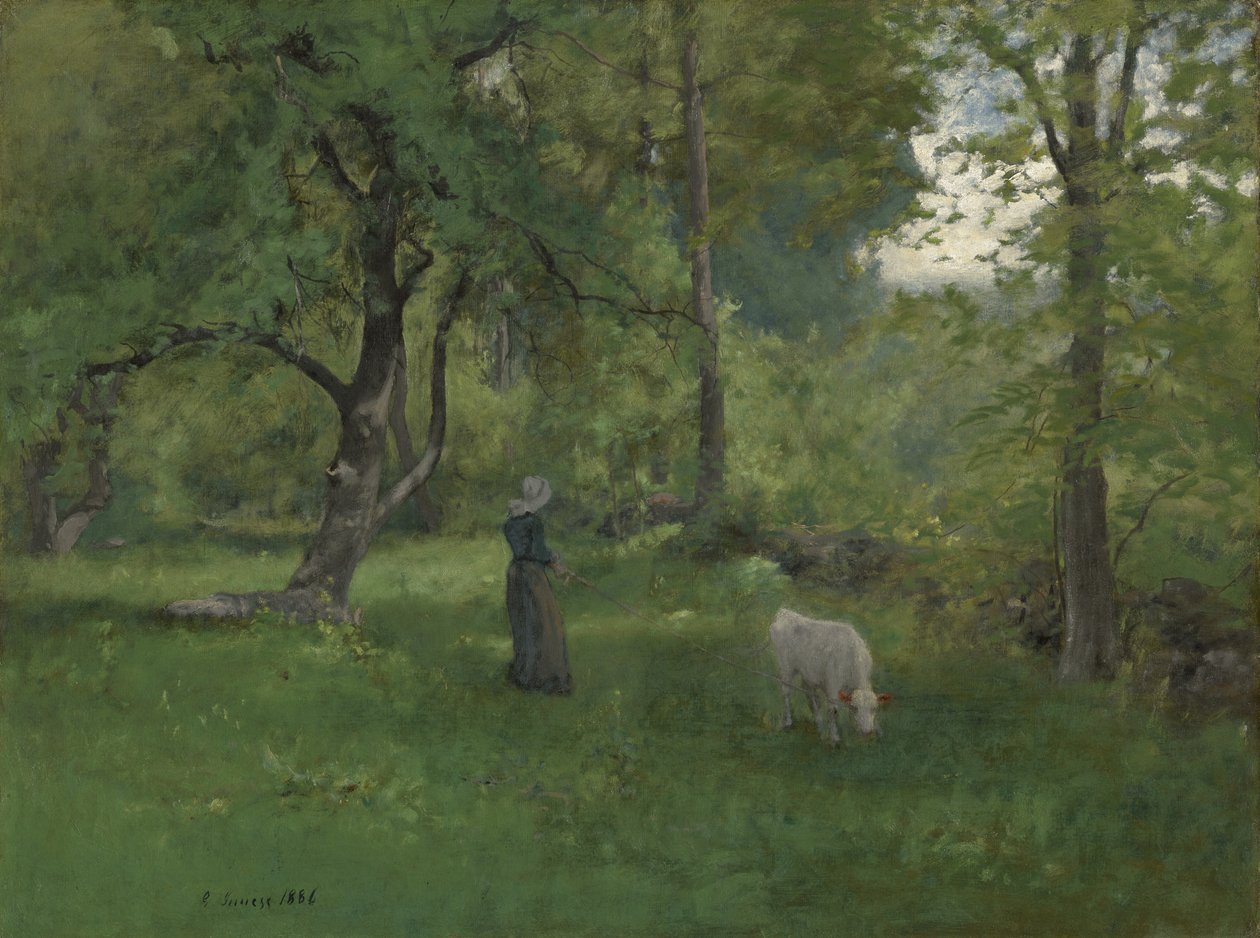 Grønt Landskab, 1886 af George Snr. Inness
