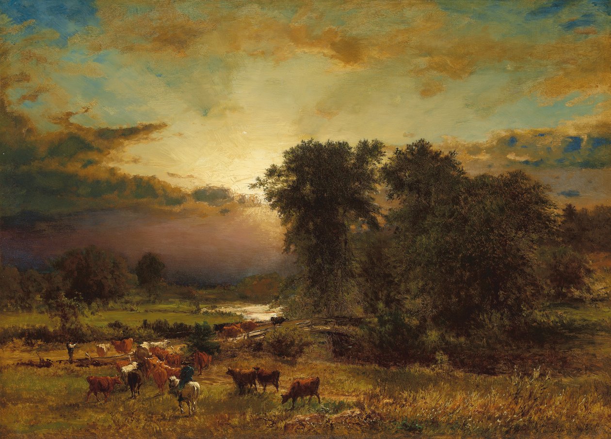Lys triumferende af George Snr. Inness