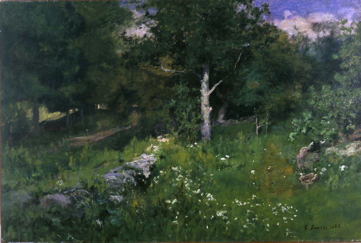 Sommerløv af George Snr. Inness
