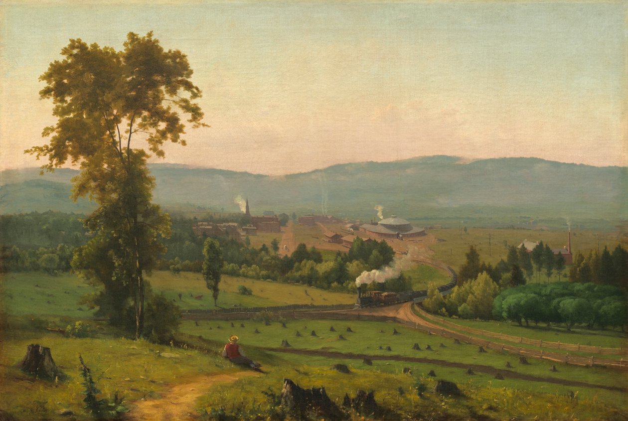 Lackawanna-dalen, ca. 1856 af George Snr. Inness