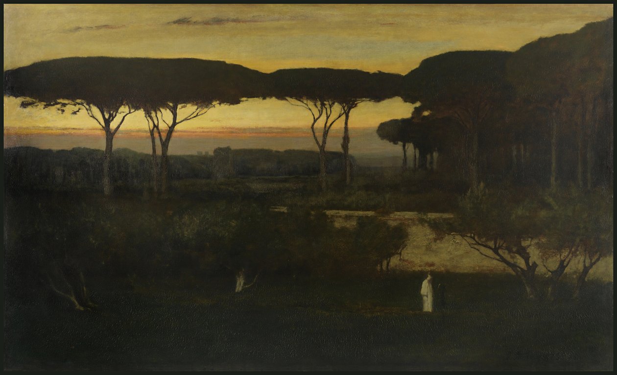 Munken, 1873 af George Snr. Inness