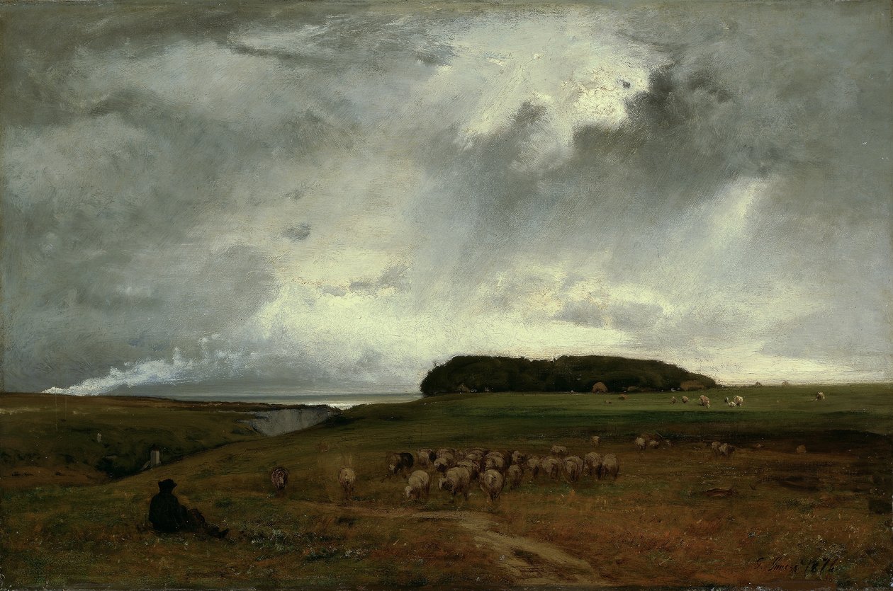 Stormen, 1876 af George Snr. Inness