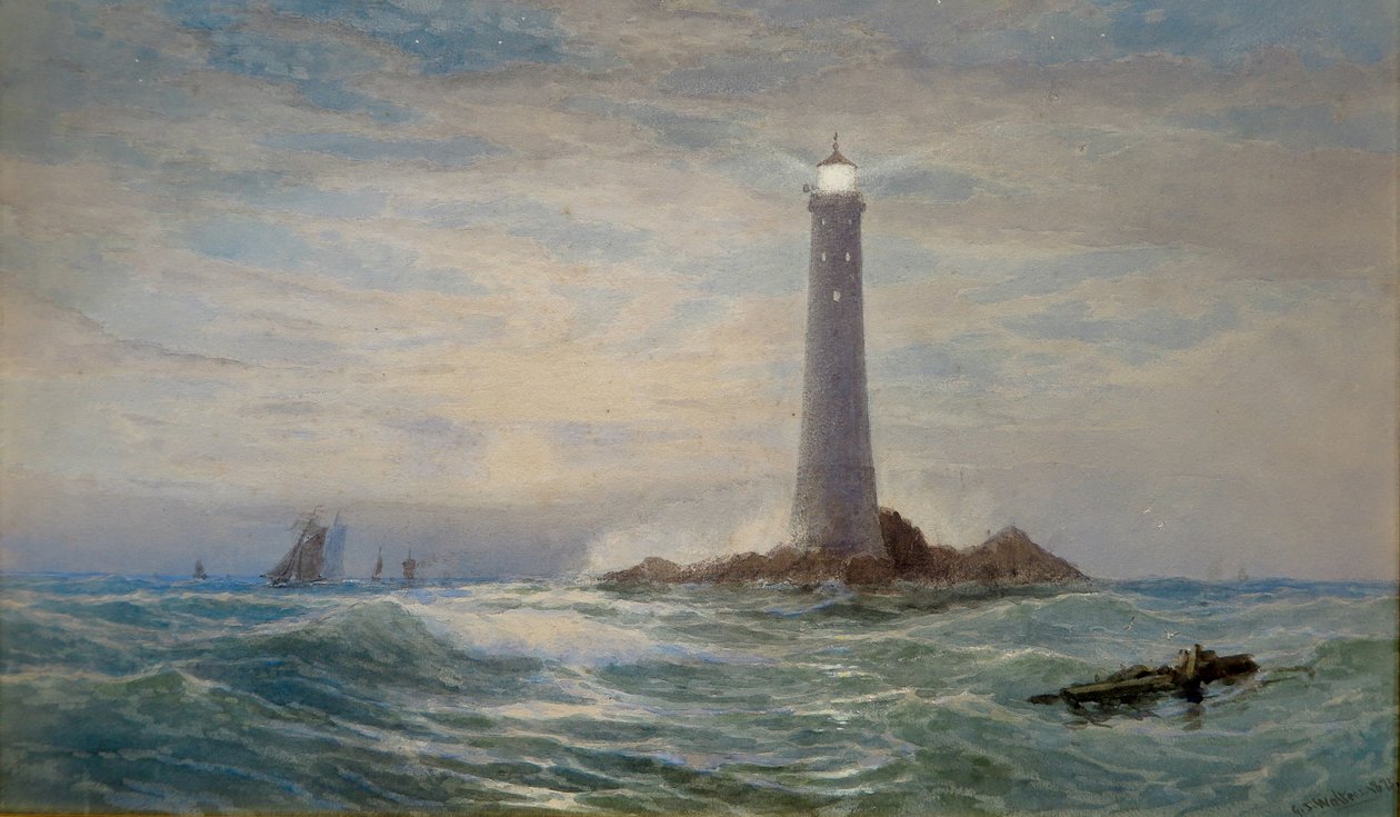 Eddystone-fyrtårnet af George Stanfield Walters