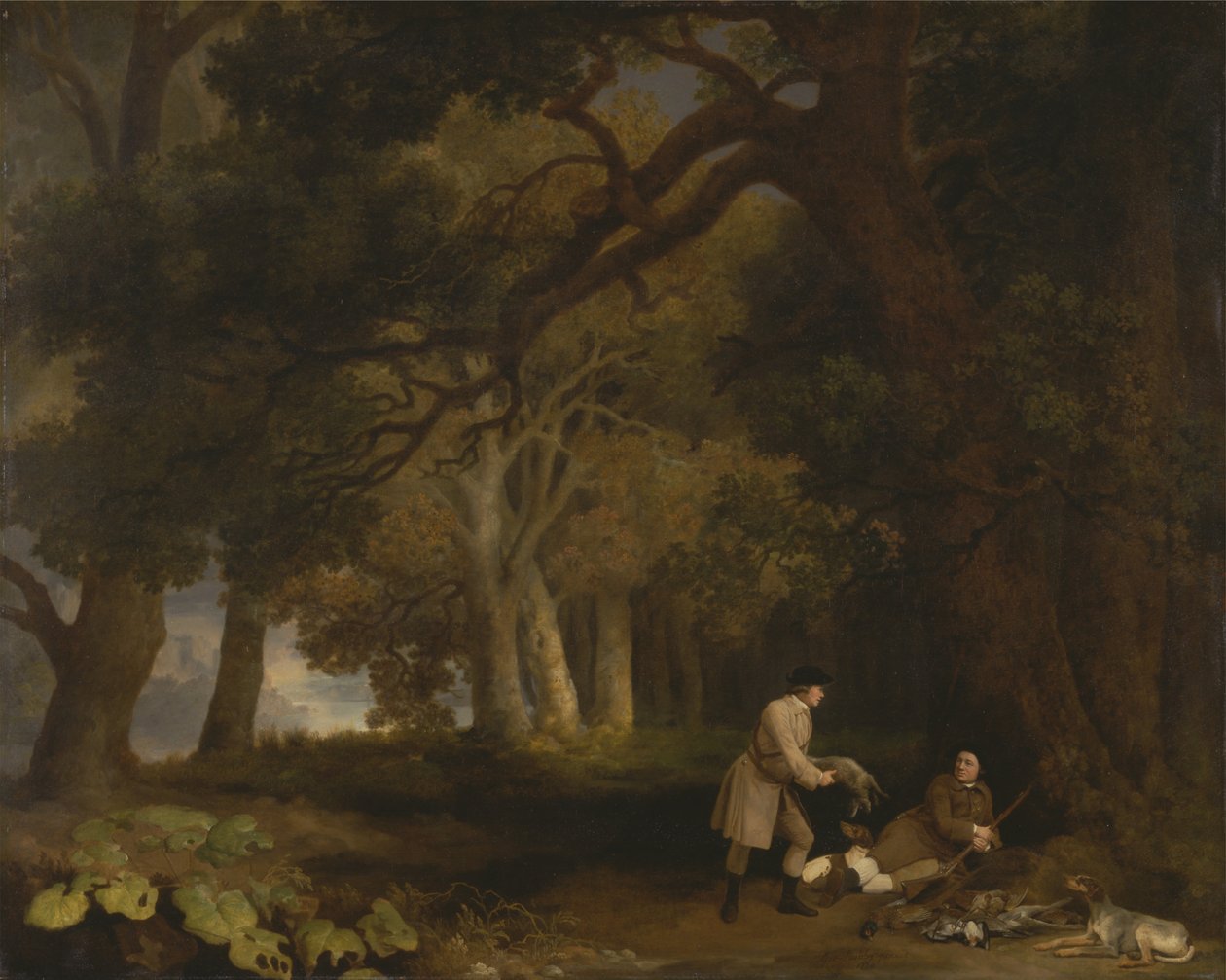 En hvileperiode efter skydning af George Stubbs