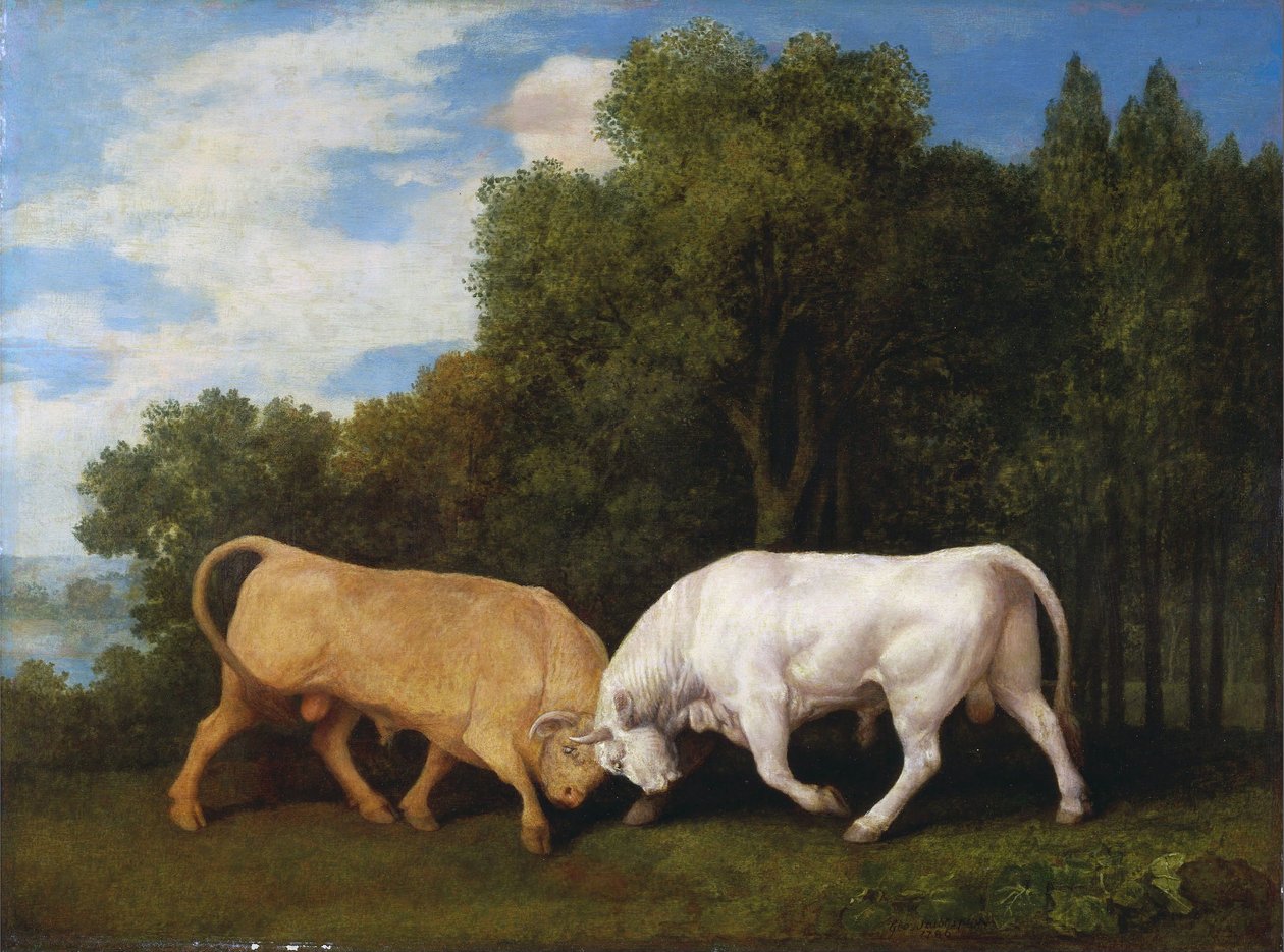Tyre i kamp af George Stubbs