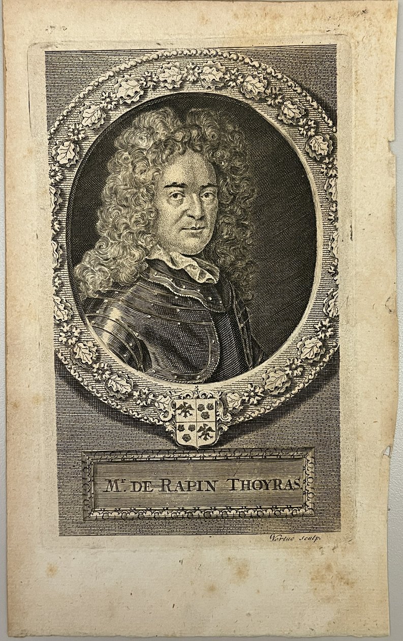 Hr. de Rapin Thoyras af George Vertue