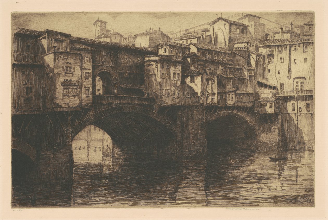 Ponte Vecchio, Firenze af George Walter Chandler