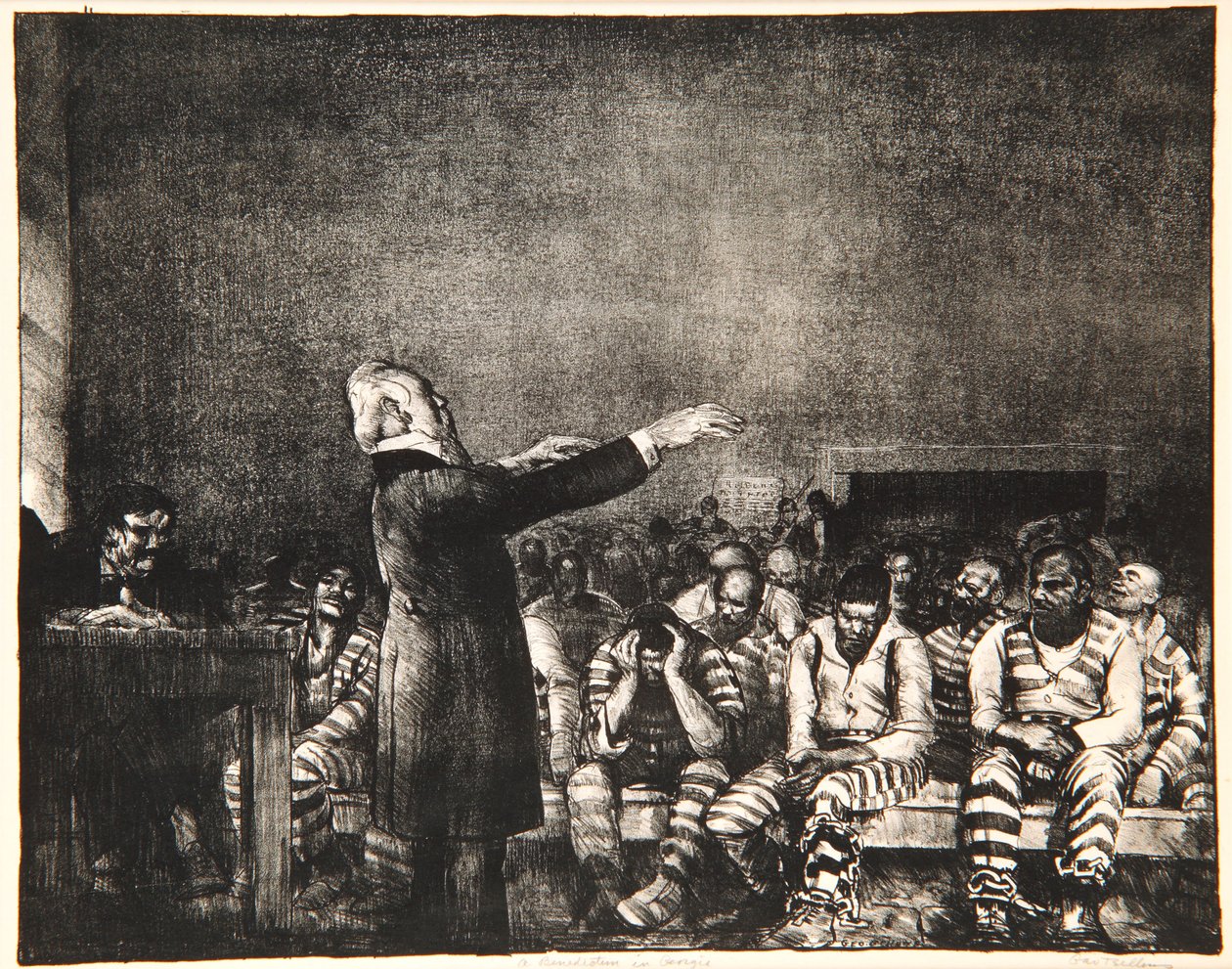 Velsignelse i Georgia, 1916 af George Wesley Bellows
