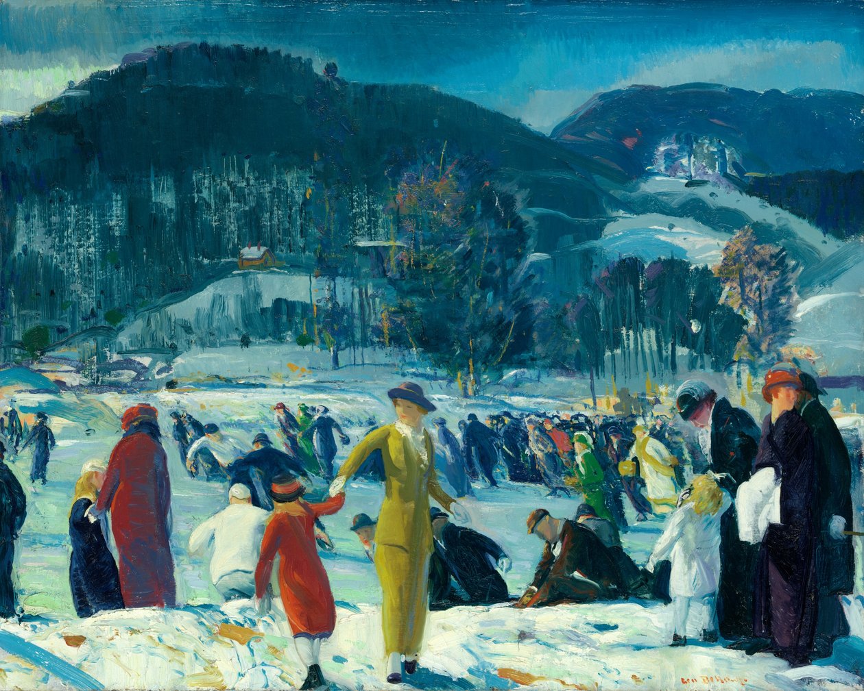 Love of Winter, 1914. af George Wesley Bellows