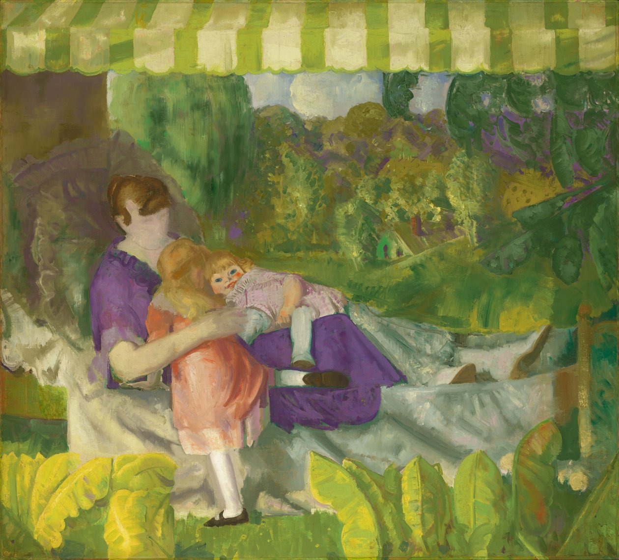 Min familie, 1916. af George Wesley Bellows