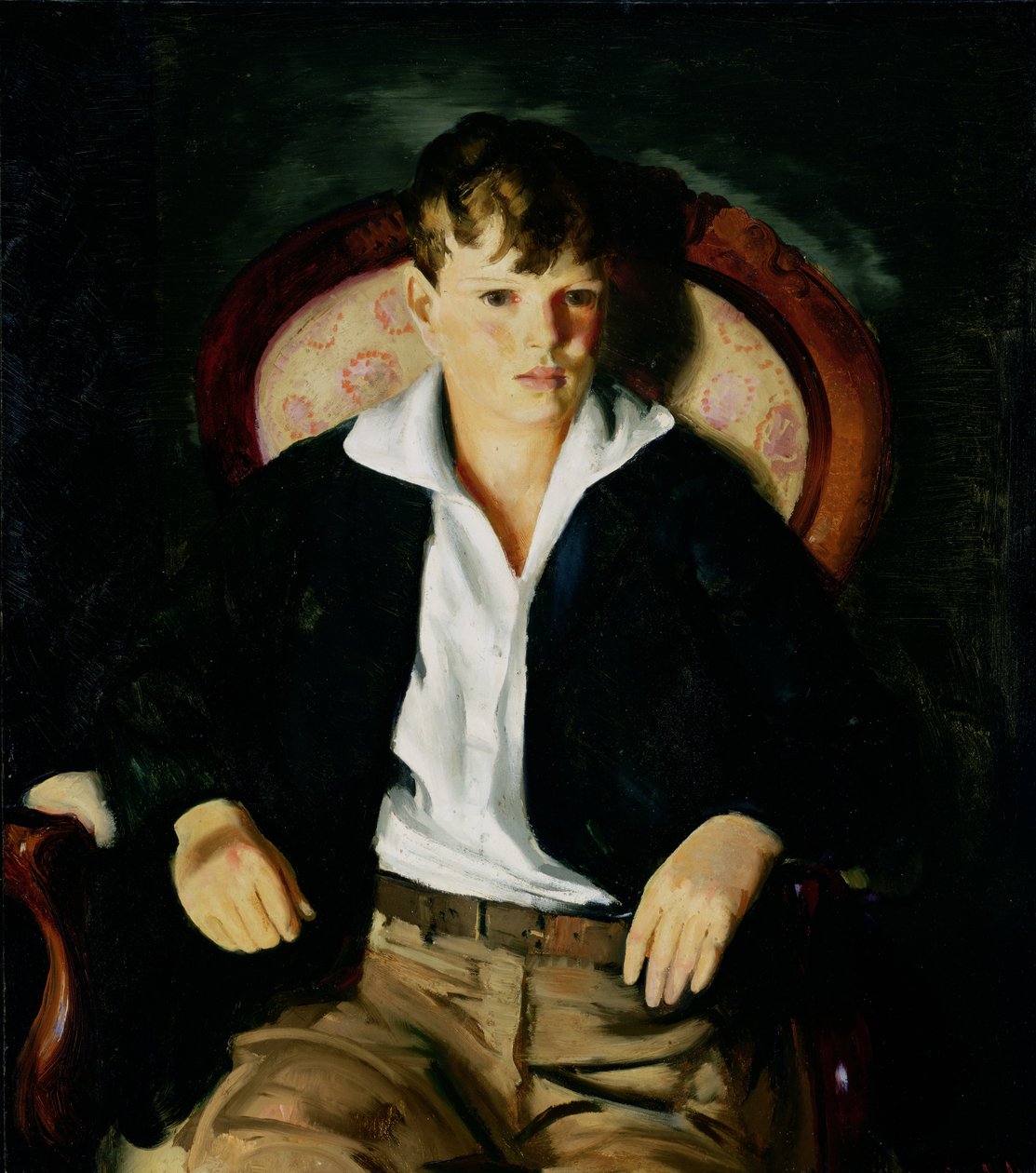 Portræt af en dreng af George Wesley Bellows