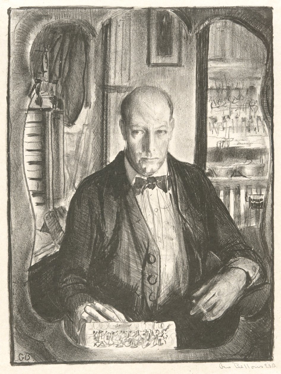 Selvportræt af George Wesley Bellows