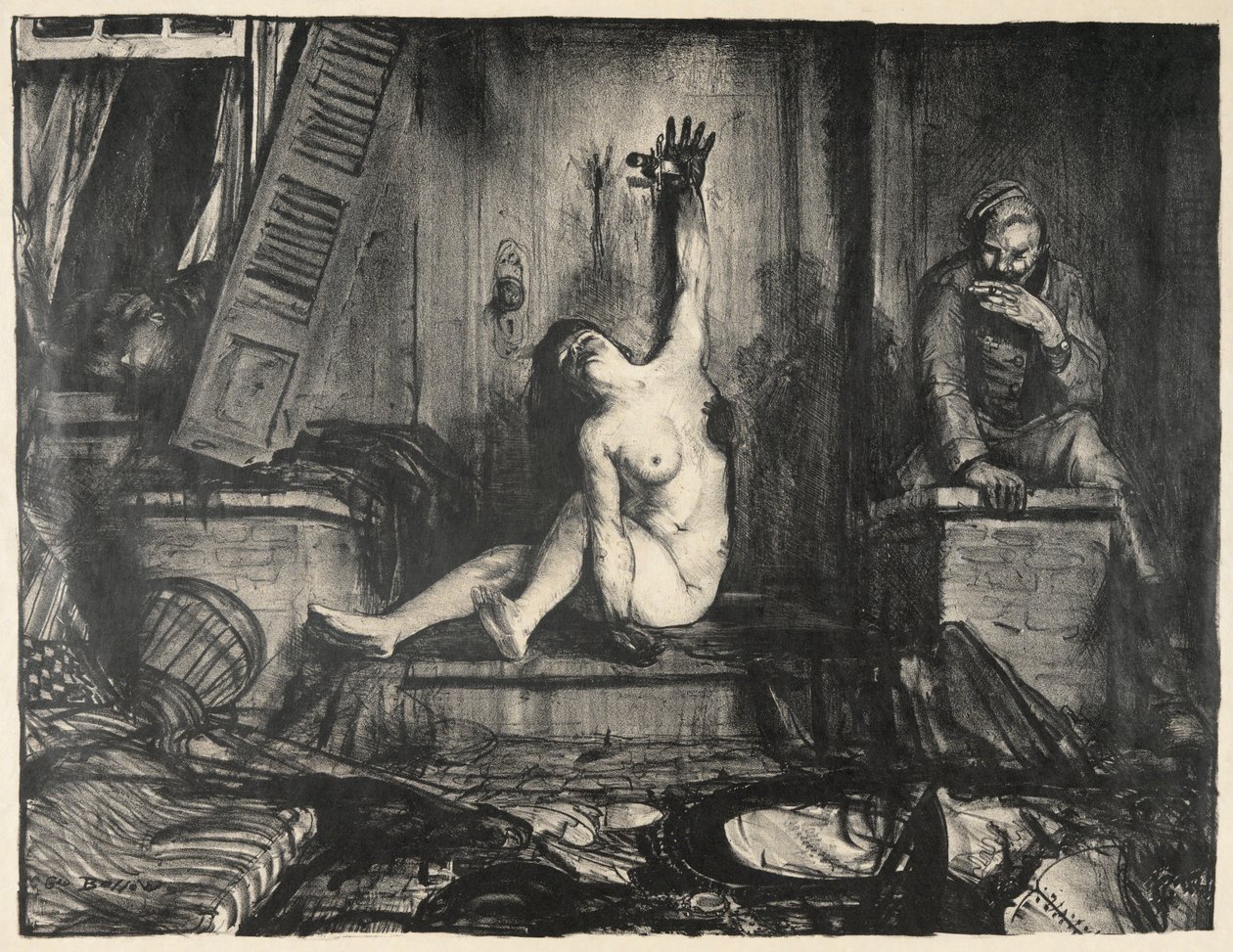 The Cigarette: War Series af George Wesley Bellows