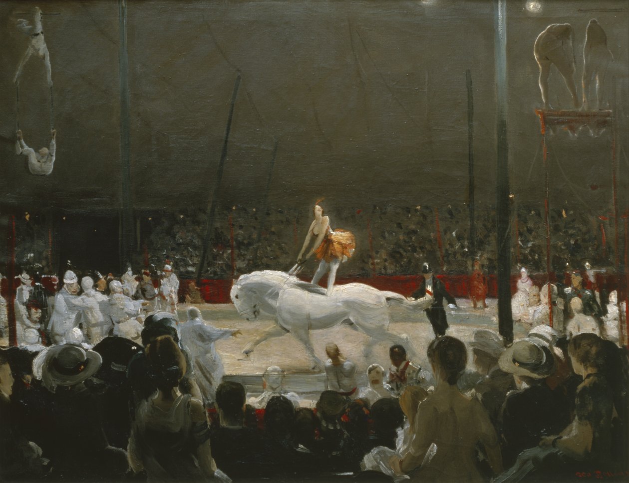 Cirkus, 1912 af George Wesley Bellows