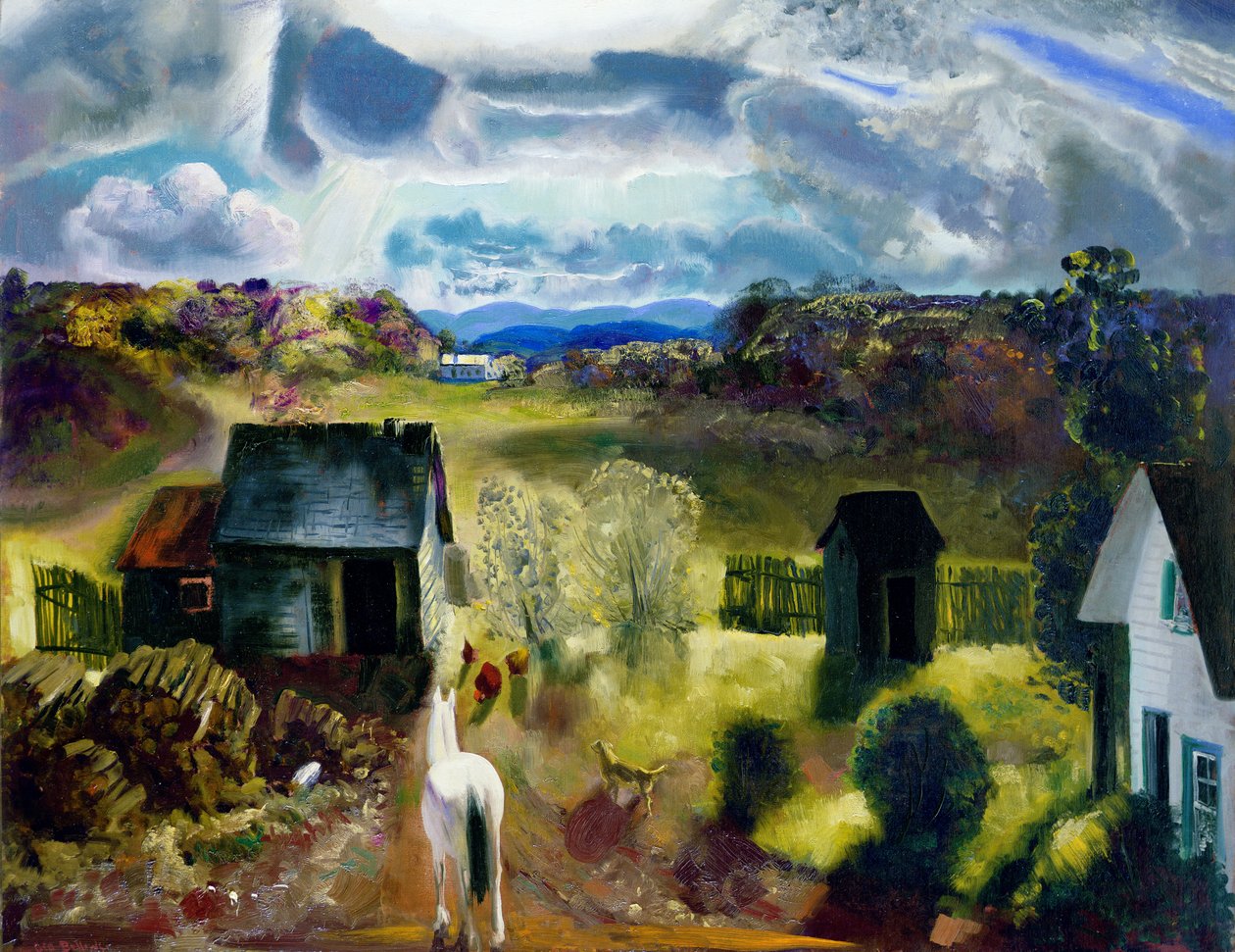 Den Hvide Hest af George Wesley Bellows