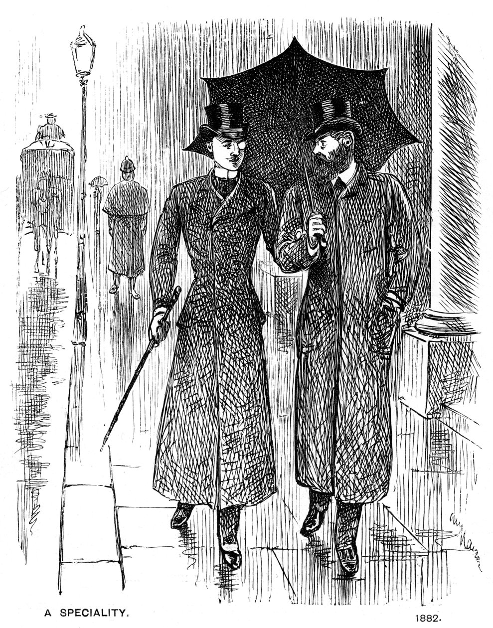 En Specialitet, 1882 1891. af George du Maurier