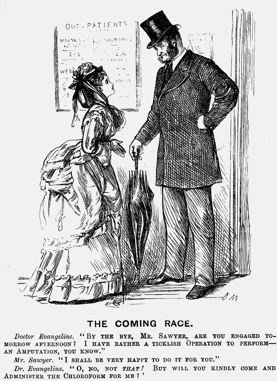 Det kommende løb, 1872 af George du Maurier