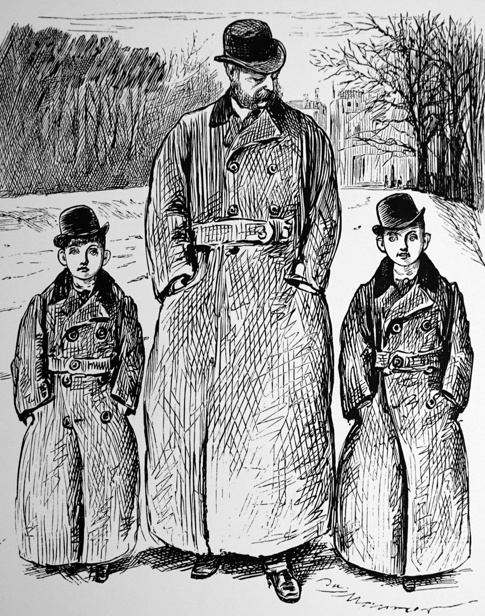 Skillingtelegrammet af George du Maurier