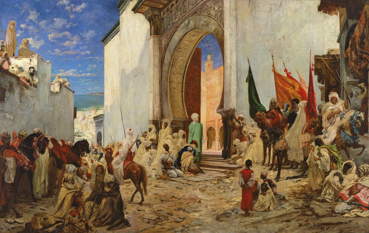 Sharif af Ouezzanes indtog i moskeen, 1876 af Georges Clairin