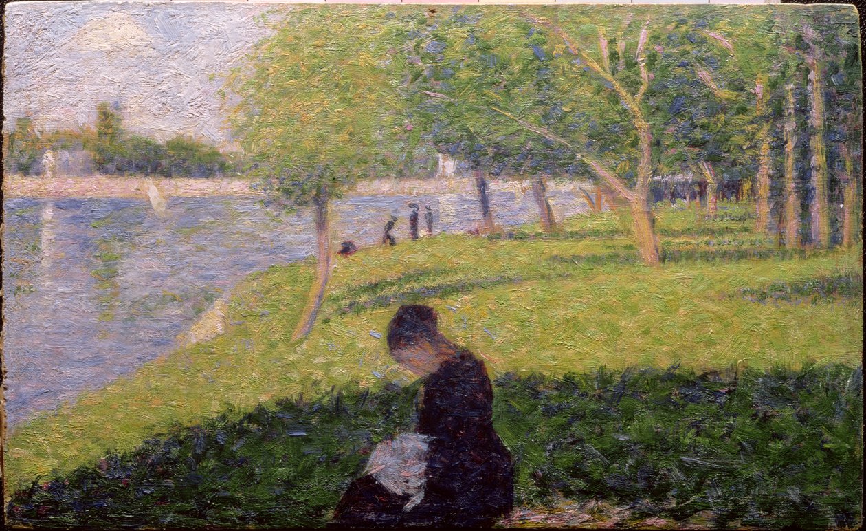 Syersken, eller søndag på Grande Jatte, studerer til 
