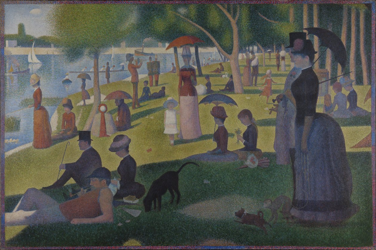 En søndag på La Grande Jatte - 1884 af Georges Seurat