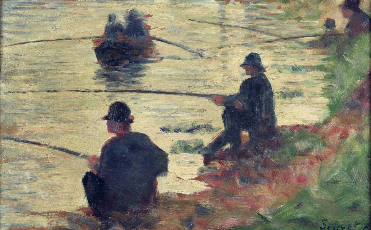 Lystfiskere, Studie for 