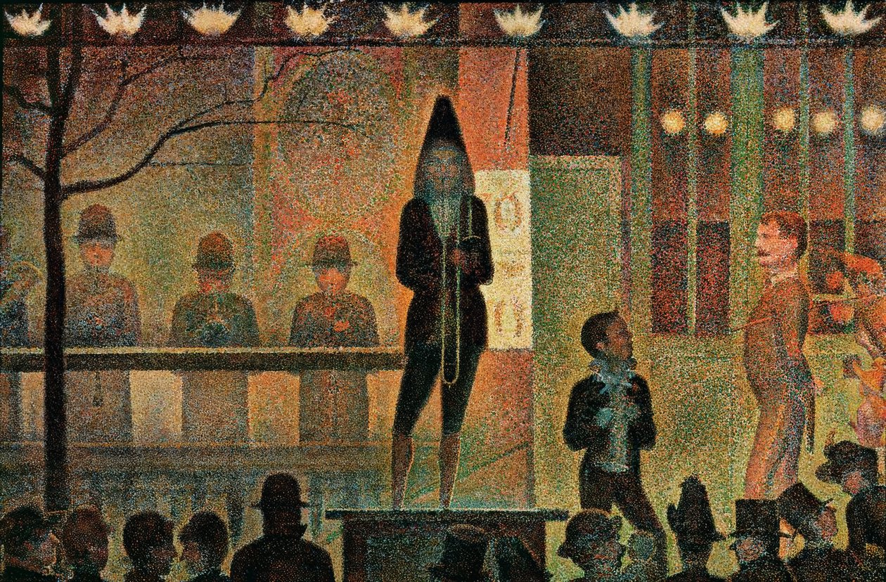 Cirkusparaden af Georges Seurat