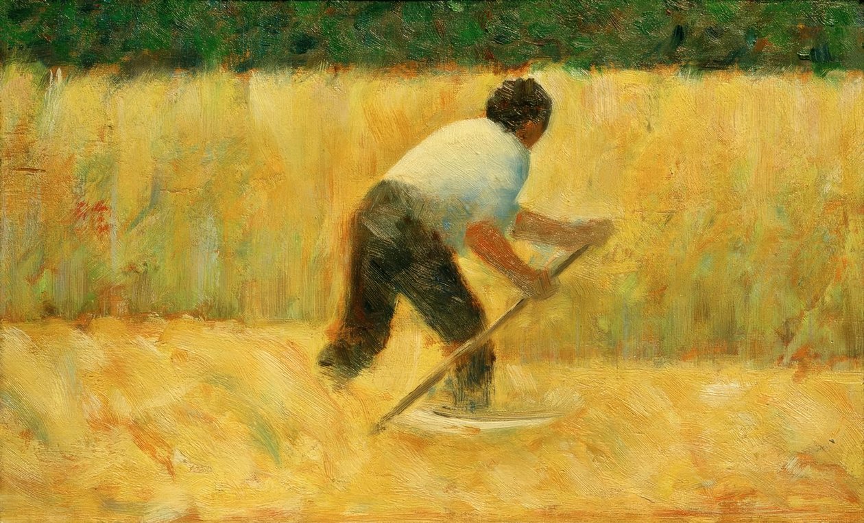 Le Faucheur (plæneklipperen) af Georges Seurat