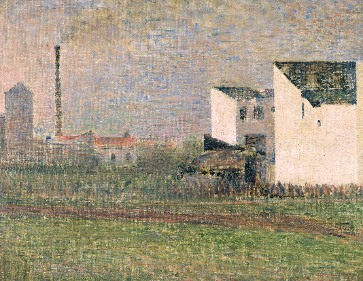 Forstad, ca.1882 af Georges Seurat
