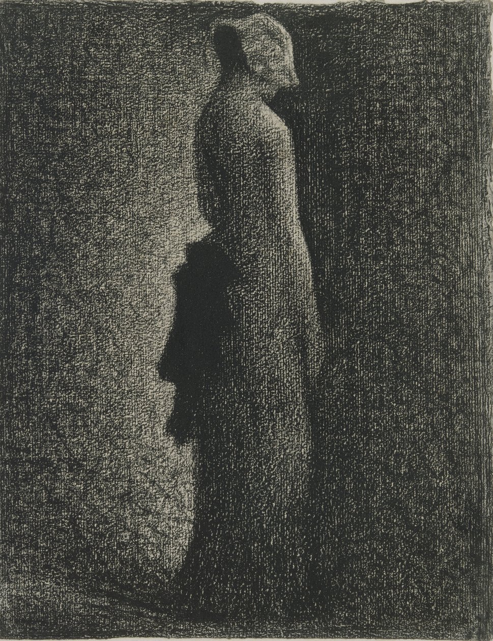 Den sorte bue af Georges Seurat