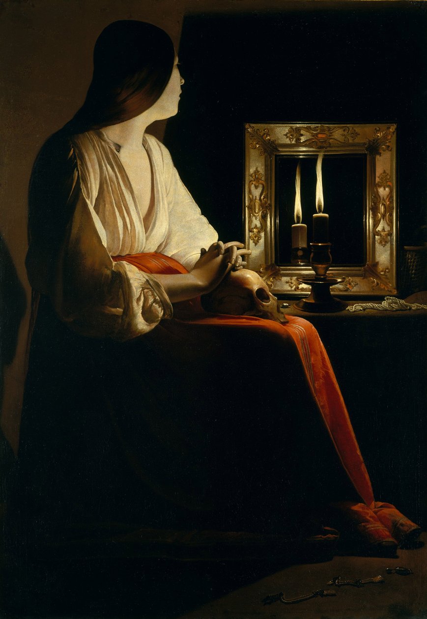Den angrende Magdalen, c.1640 af Georges de La Tour
