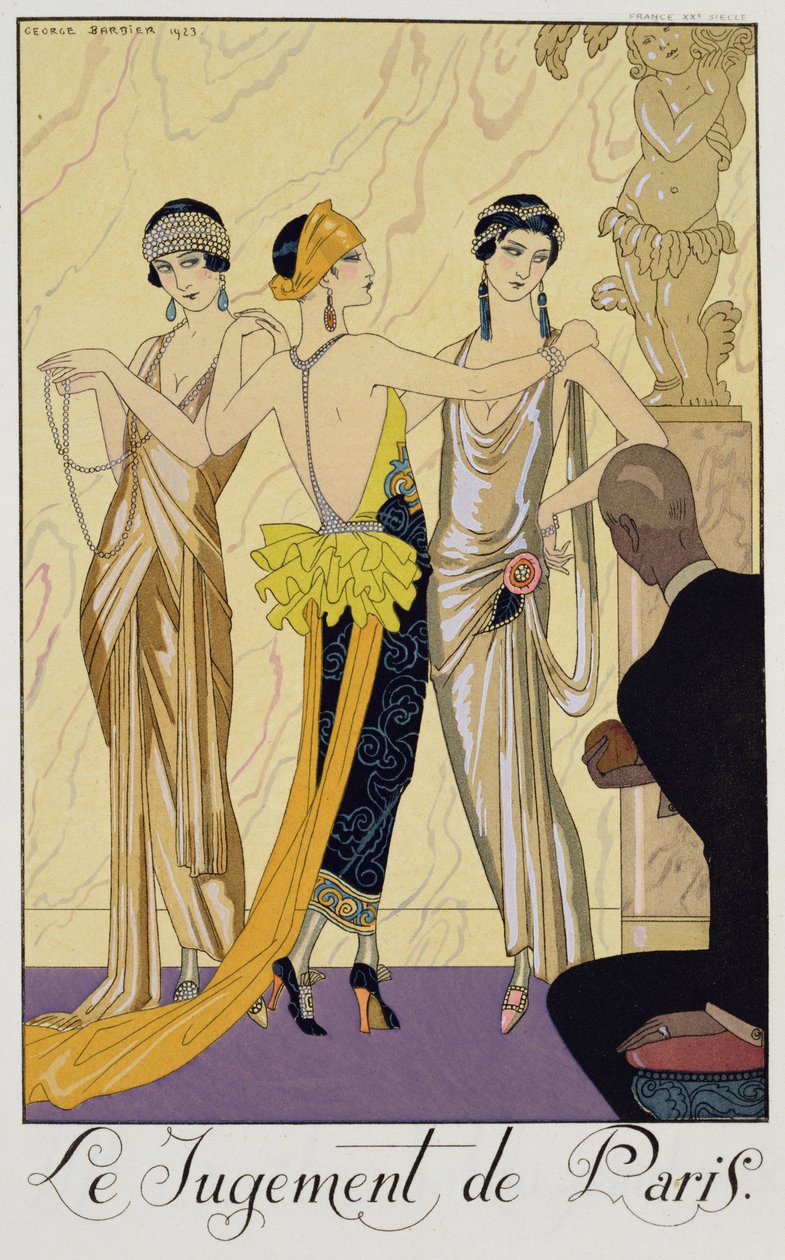 Paris-dommen af Georges (after) Barbier