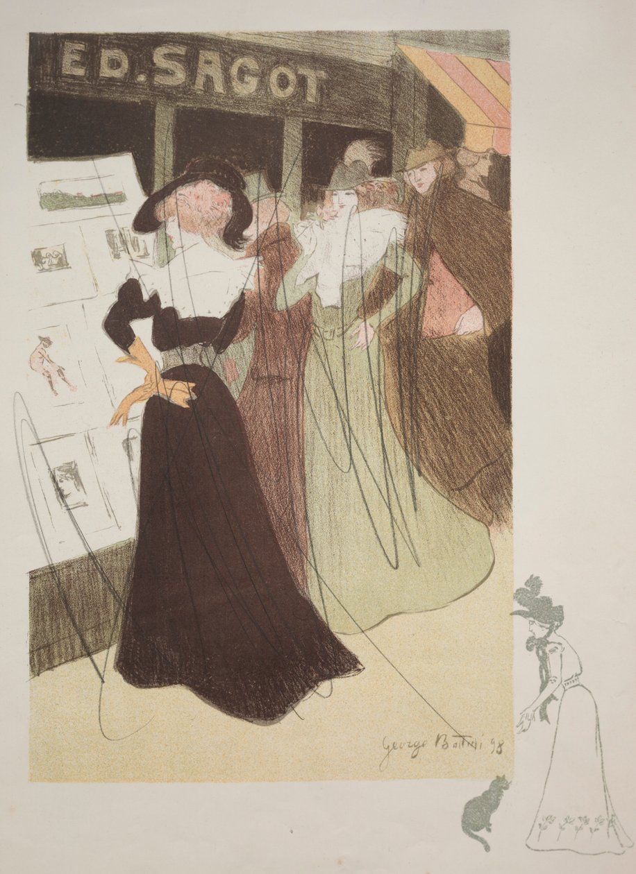 Sagots Galleri, 1898. af Georges Alfred Bottini