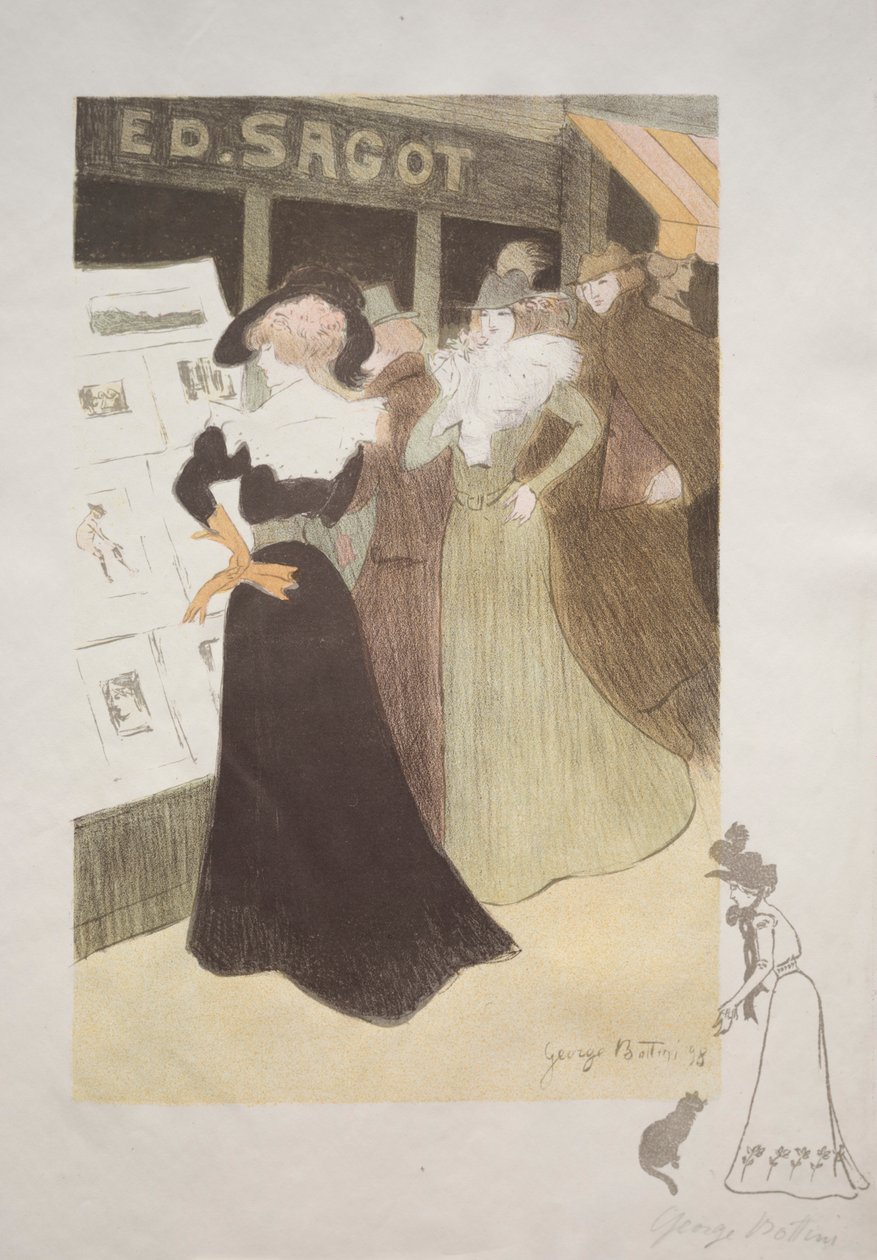 Sagots Galleri, 1898. af Georges Alfred Bottini