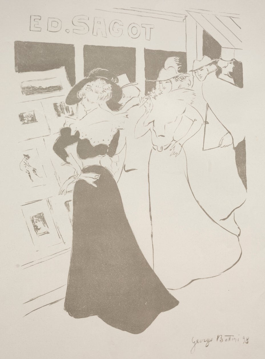 Sagots Gallery, 1898. dani af Georges Alfred Bottini