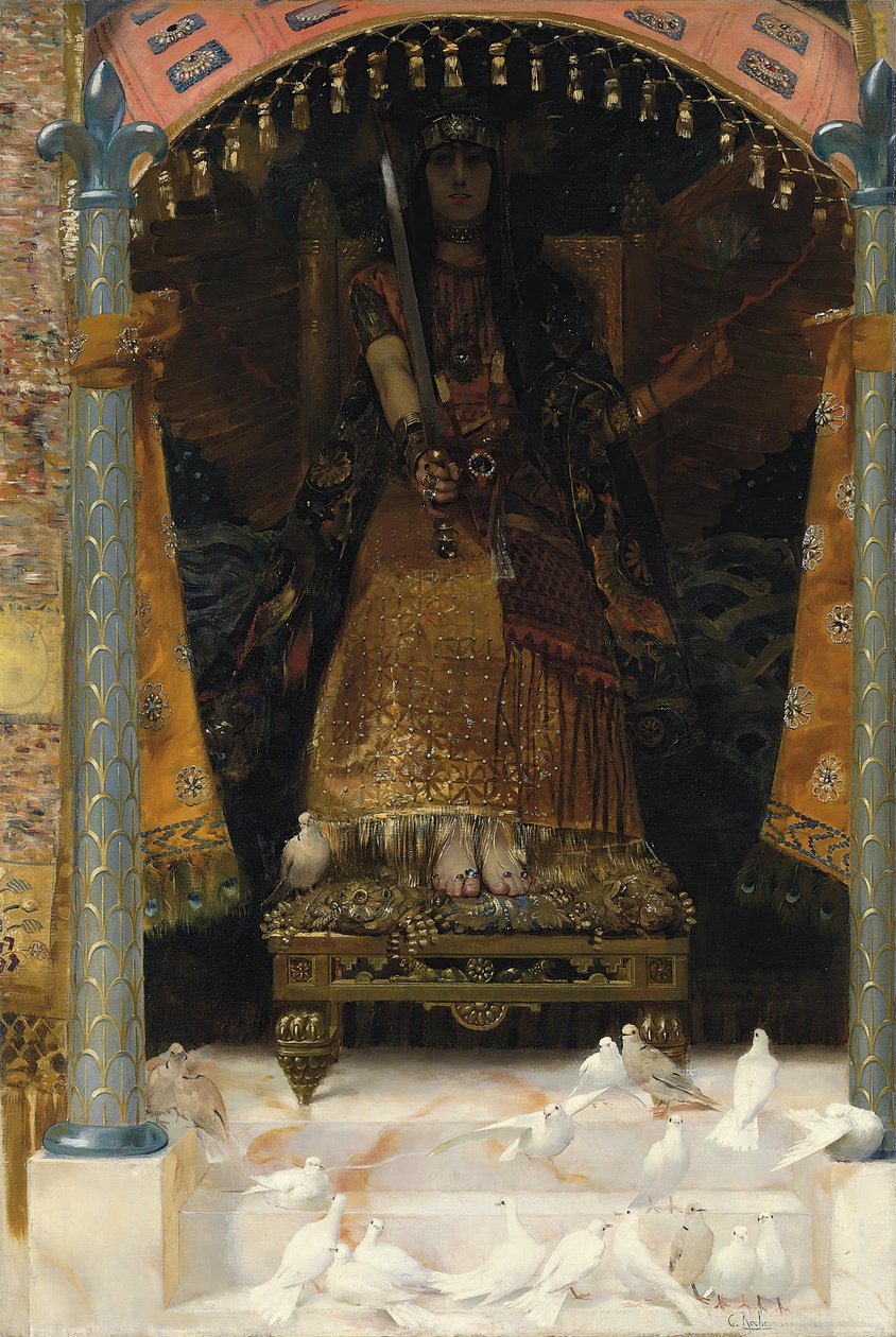 Krig og fred, 1886. af Georges Antoine Rochegrosse