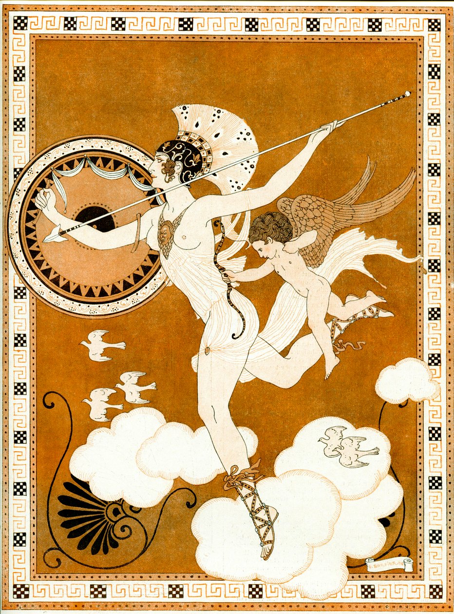 Amazonas 1916 (stencil) af Georges Barbier