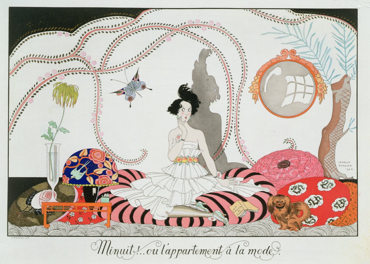 Midnat! eller Den Moderigtige Lejlighed af Georges Barbier
