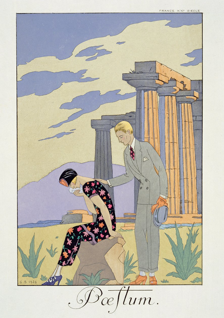 Fattige af Georges Barbier