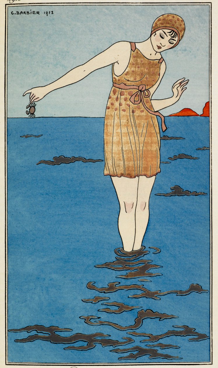 Badetøj af Georges Barbier