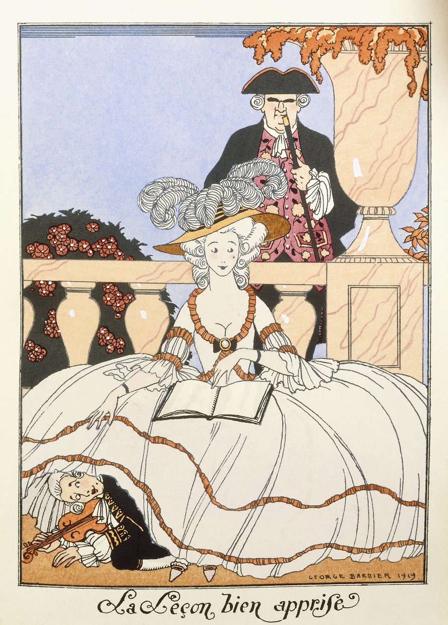 Lektionen godt lært af Georges Barbier