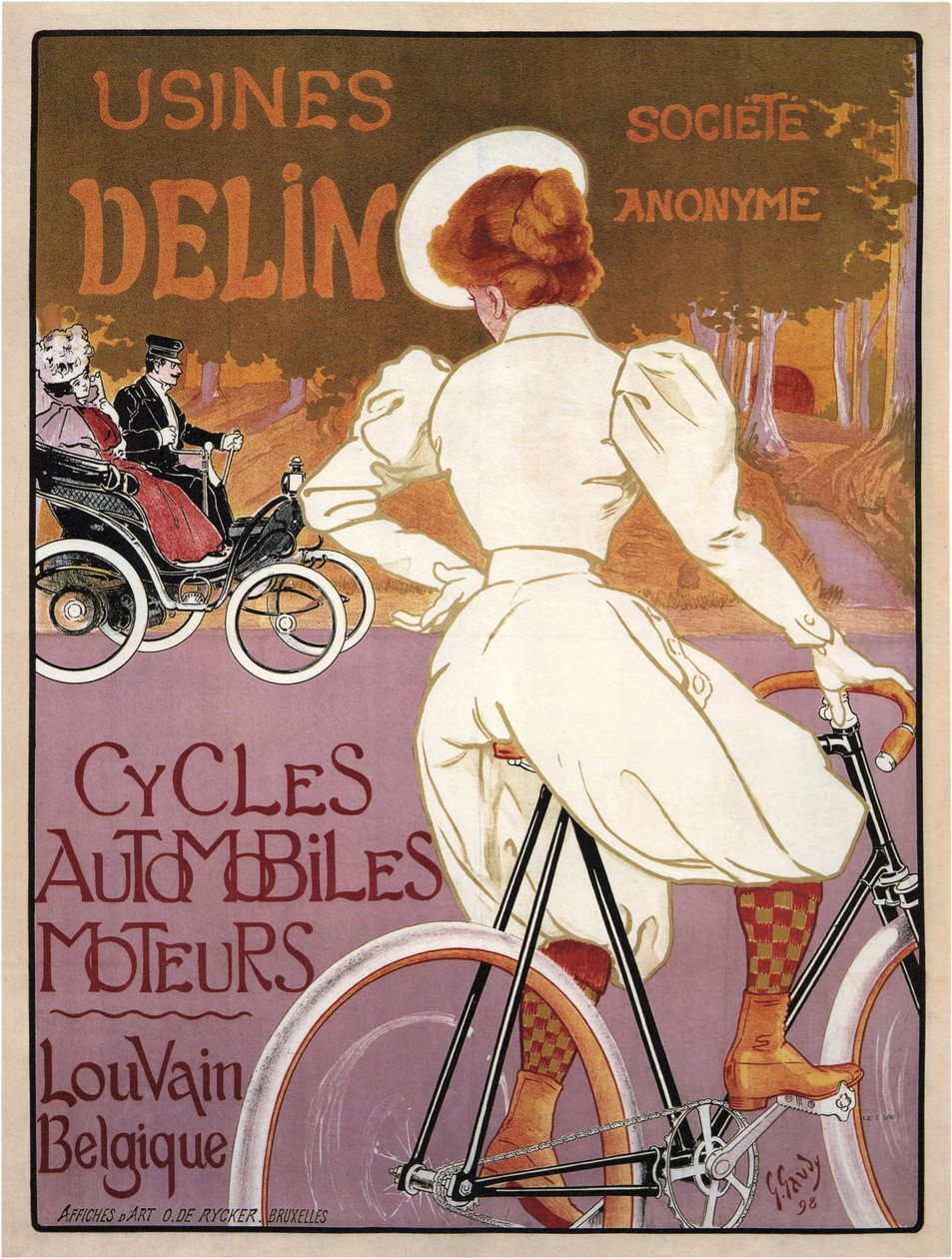 Delin Auto Cycles Engines, 1898 af Georges Gaudy