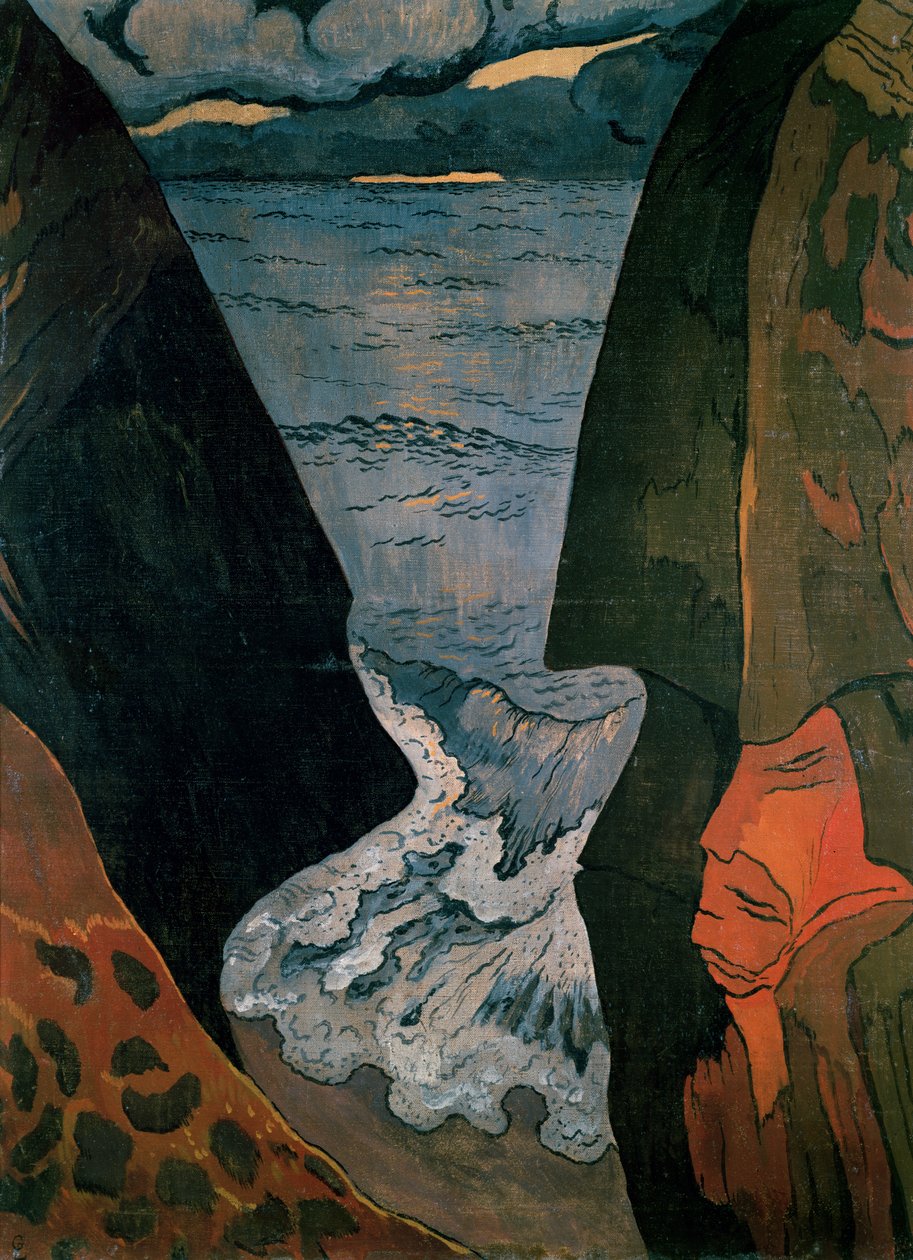 Klipper nær Camaret af Georges Lacombe