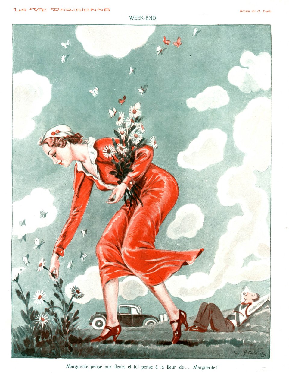 Weekend, illustration fra 