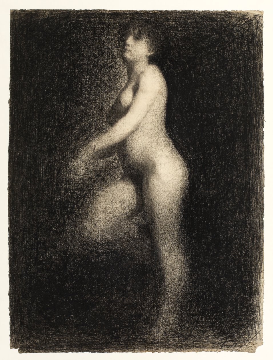 Kvinde nøgen, ca. 1879-81 af Georges Pierre Seurat