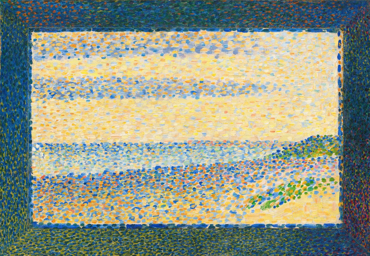 Seascape Gravelines, 1890. af Georges Pierre Seurat