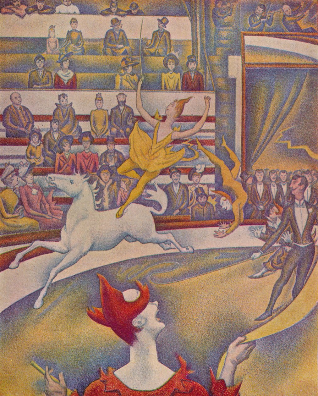 Cirkus Le Cirque, 1890-91 af Georges Pierre Seurat
