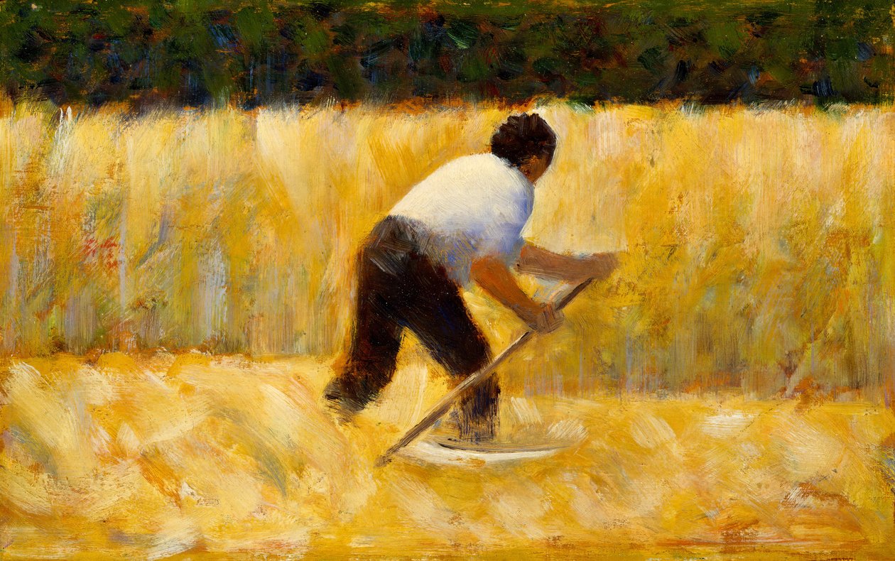 Plæneklipperen, 1881-82. af Georges Pierre Seurat