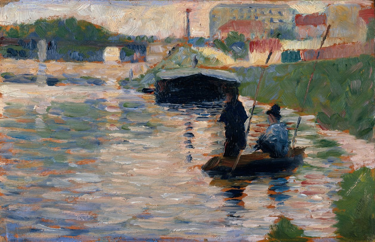 Udsigt over Seinen, 1882-83. af Georges Pierre Seurat